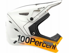 100% Kask full face juniorski 100% STATUS DH/BMX Helmet Carby Silver roz. S (47-48 cm) (NEW)