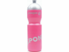 Sponser Fľaša na vodu SPONSER NET ružová/strieborná 750 ml (NOVINKA)