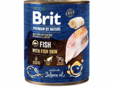 Brit Premium by Nature Fish with Fish Skin 800g konzerva pro psy