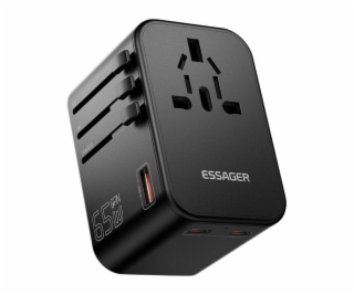 Travel wall charger, Essager, ECT65-LT01-Z, 65W (black)