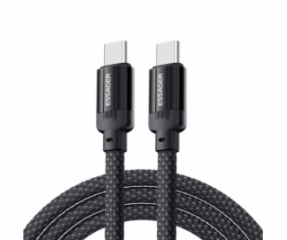 USB-C to USB-C cable, Essager, EXCTT1-YS01-P, 100W, 1m (b...