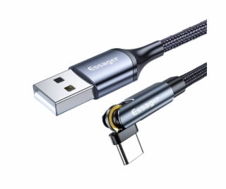 USB-A 3in1 cable, Essager, EXCCXT-WX0G, USB-C/Lightning/M...