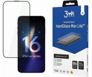 3mk HardGlass Max Lite Black pro Apple iPhone 16 Pro Max