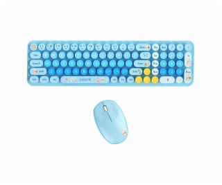 MOFI Baby Bear Wireless Keyboard + Mouse Set (blue)