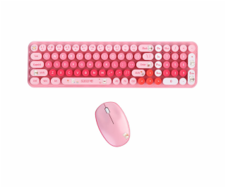 MOFI Baby Bear Wireless Keyboard + Mouse Set (pink)