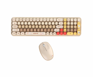 MOFI Baby Bear Wireless Keyboard + Mouse Set (beige)