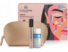 COLLISTAR SET (RIASENKA UNICO INTENSE BLACK VOLUME MASCARA + BI-FÁZOVÝ ROZTOK NA ODSTRÁNENIE LÍČENIA 35 ML + Vrecko)