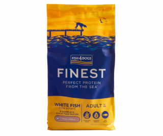 Fish4Dogs Finest Ocean z białą rybą Adult 12kg