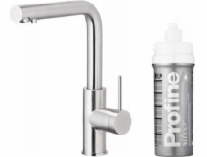 Kuchyňská baterie KFA DUERO PURE BASIC KUCHYŇSKÁ ZAŘÍZENÍ S FUNKCÍ FILTRACE VODY + SADA FILTRŮ PROFINE SILVER S, INOX