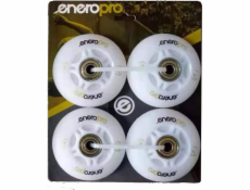 Kolečka pro inline brusle Lumarko Enero Pro PU 64 MM, 4 ks s ložisky ABEC 7 LED!