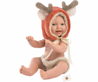 Llorens  63202 Mini Baby Reindeer vinylová panenka 30 cm