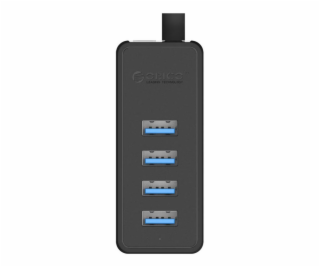 Orico W5P-030 USB to 4x USB 3.0 Hub Adapter (black)