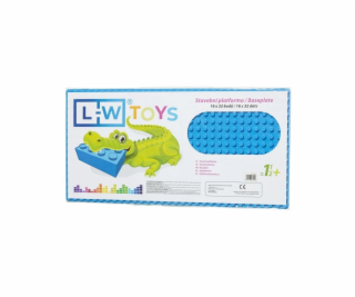 L-W Toys Podložka na stavění - JUNIOR 16x32 bodů modrá