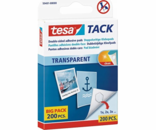 Tack transparent, doppelseitige Kebepads, Big Pack, Kleber