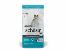 SCHESIR Adult Sterilized & Light Rich in fish - suché krmivo pro kočky - 10kg