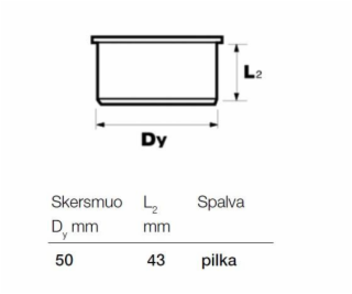 Vnitřní kanalizační žaluzie Wavin, O 50 mm