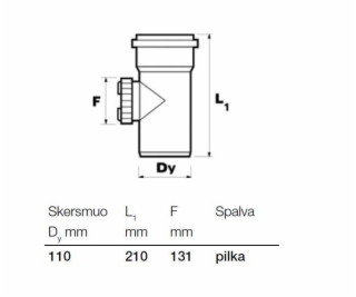 Vnitřní kanalizační vedení Wavin, O 110 mm