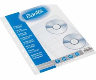 Bantex Sleeve na 2 CD 5 ks.