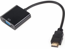 LechPol D-Sub (VGA) Mini - HDMI AV adaptér černý (KOM0842)