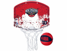 Wilson  NBA Team New Orleans Pelicans Mini obruč WTBA1302NOP Červená Jedna velikost