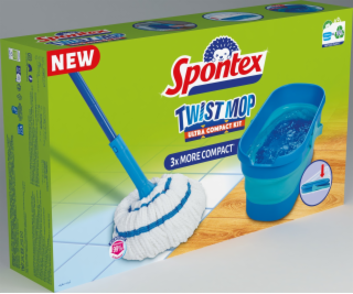 Mop Spontex Twist Ultra kompaktní sada mopu + vědra 19800...