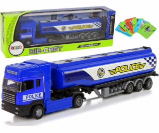 Policejní cisternový vůz LeanToys Blue 30 cm Délka