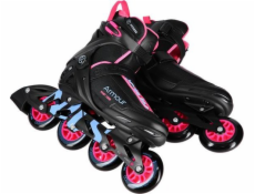 Nils Extreme NA22151 kolečkové brusle ARMOR SKATES BLACK RŮŽOVÝ VEL. 39 NILS EXTREME