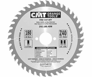 CMT 292.180.40M Pila HM 180x30x2.6/1.6 Z=40