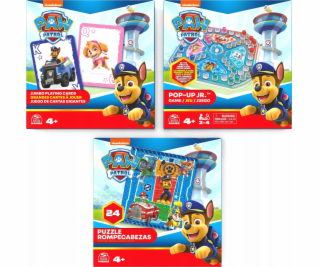 Spin Master PAW Patrol Sada 3 PUZZLE GAMES POP-UP JUMBO K...