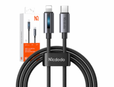 Mcdodo CA-5710 USB-C to Lightning cable with 36W flashing light 1.2m (black)