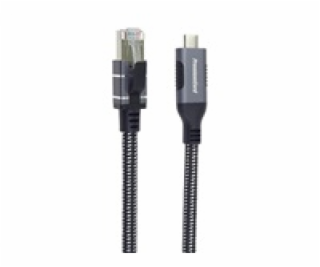 PremiumCord Ethernetový kabel USB-C na LAN RJ45 10/100/10...