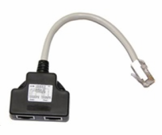 Adaptér rozdvojka RJ45, 1x8p8c/2x8p4c, PC-TEL