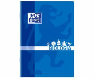 Oxford Notebook A5 60K Biologie, mřížka (400092591)