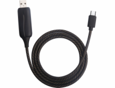 Q-BIT USB-A - microUSB USB kabel 0,9 m černý (231043)