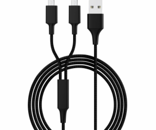 Smrter USB kabel USB-A - microUSB 1,2 m černý (SMRTER_HYD...