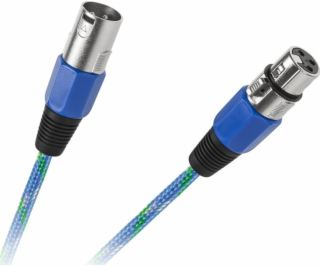 XLR - XLR kabel 5m modrý (KPO2754-5)