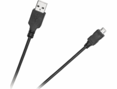 Cabletech USB-A - microUSB USB kabel 1 m černý (9332)