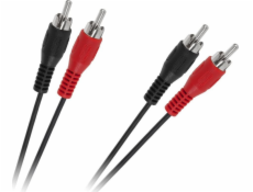 RCA (Cinch) x2 - RCA (Cinch) x2 kabel 1,8 m černý (KPO2610-1,8)