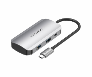 USB-C Docking Station to 4x USB3.0, PD 0.15m Vention TNBH...