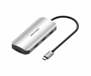 USB-C Docking Station to HDMI, VGA, 3x USB 3.0, PD 0.15m ...