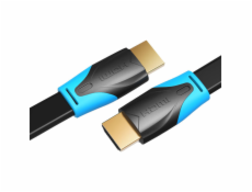 Flat HDMI Cable Vention VAA-B02-L500 5m 4K 60Hz (Black)