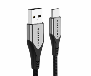 USB 2.0 A to USB-C cable Vention CODHD 3A 0,5m gray