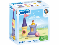 PLAYMOBIL 71458 Junior & Disney: Belleina hrací věž s melodií, stavebnice