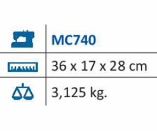 Jata SELECCION MC740 Šijací stroj