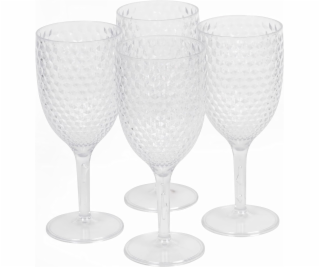 Cambridge CM07655EU7 Fete Diamond 4pcs wine glass set clear