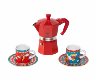 Bialetti MOKA EXPRESS 3TZ rossa + 2 Cups Winter Wonderland