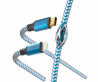 Hama 00201561 Reflective Charging Cable, USB-C - Lightnin...