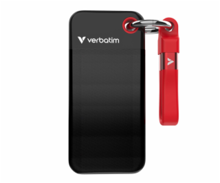 Verbatim Pocket SSD USB 3.2  1TB Black/Red               ...