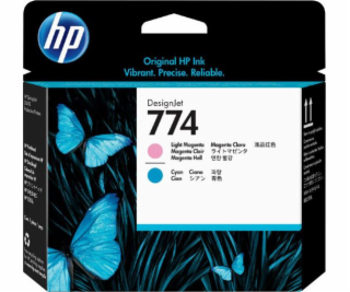 HP 774 Light Magenta/Light Cyan Printhead