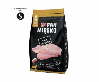 PAN MIĘSKO Krůta s bažantem XS - suché krmivo pro psy - 9 kg